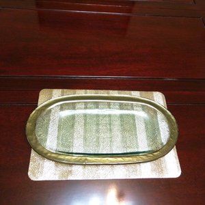 Plate - GOLDEN GLASS SERVER - NORDSTROM HOME!